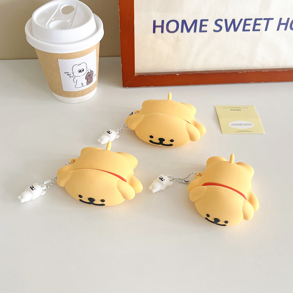 Wireless Charger 3 In 1 - For Apple Airpods 4 Cute Dog