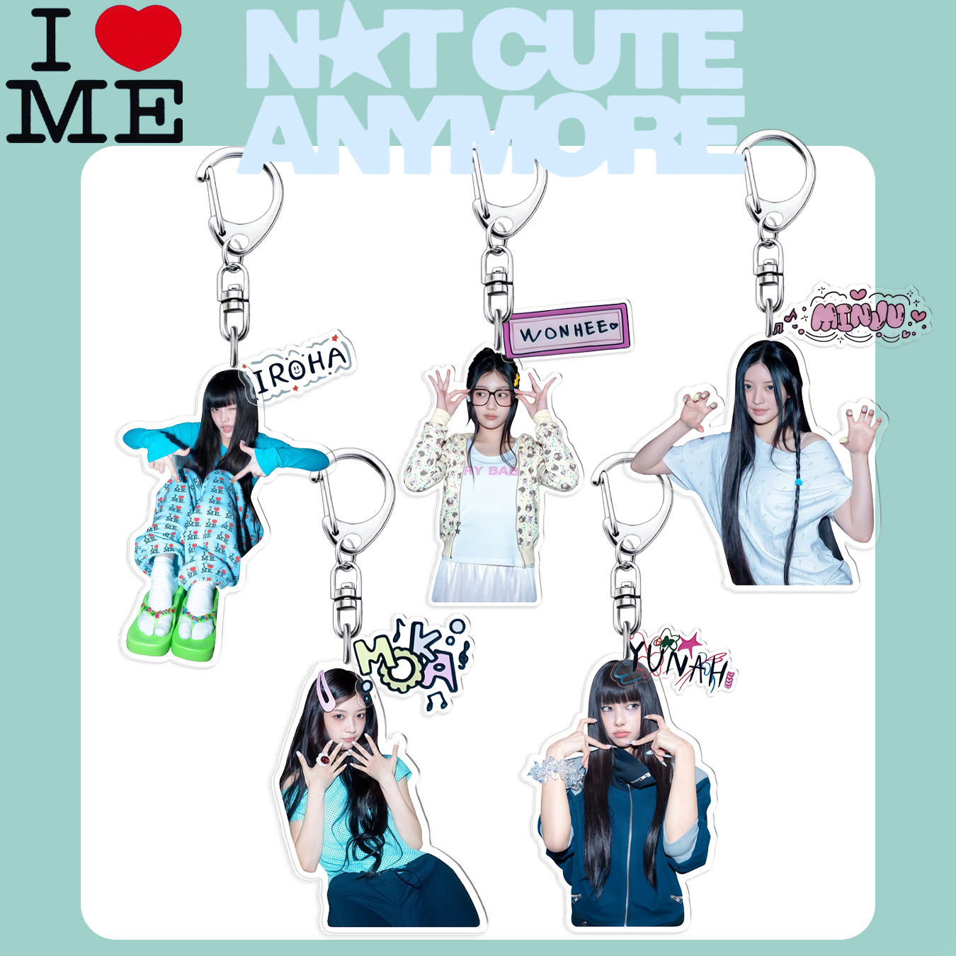 Tech Home Accessories - Illit Keychain, Wonhee, Iroha, Yunah, Moka,