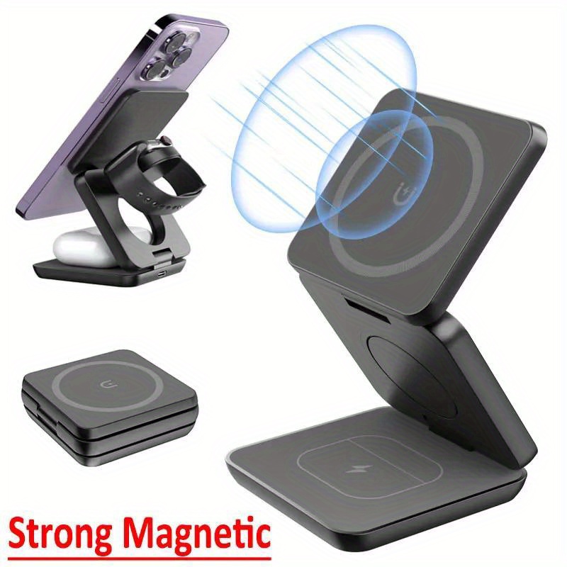 Foldable 3 in 1 Fast Wireless  - Wireless Charger 3 In 1 บทวิจารณ์และราคา