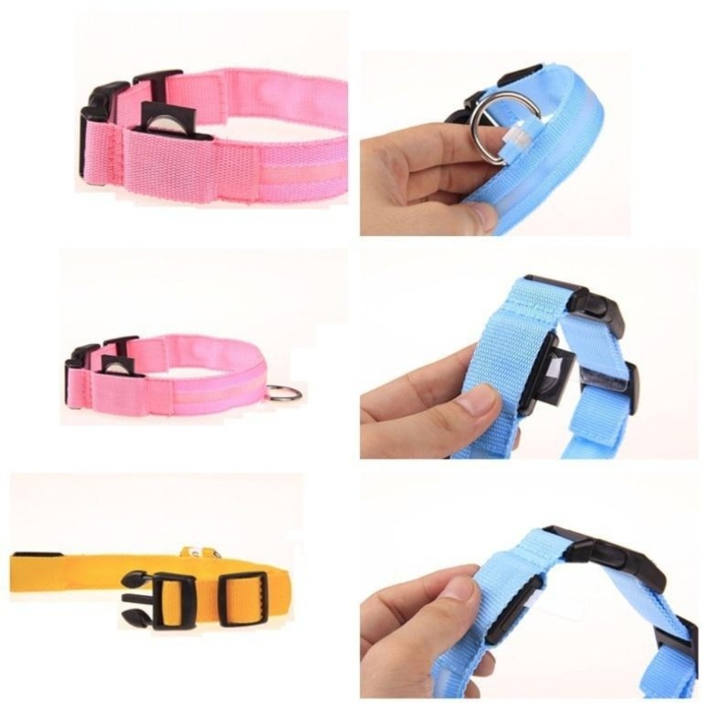 Nylon Reflective LED Dog Colla - Tech Dog Accessories บทวิจารณ์และราคา