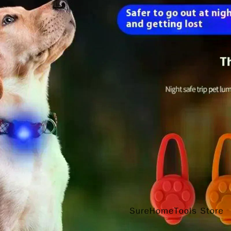 Silicone Pet Cat Dog Night LED - Tech Dog Accessories บทวิจารณ์และราคา