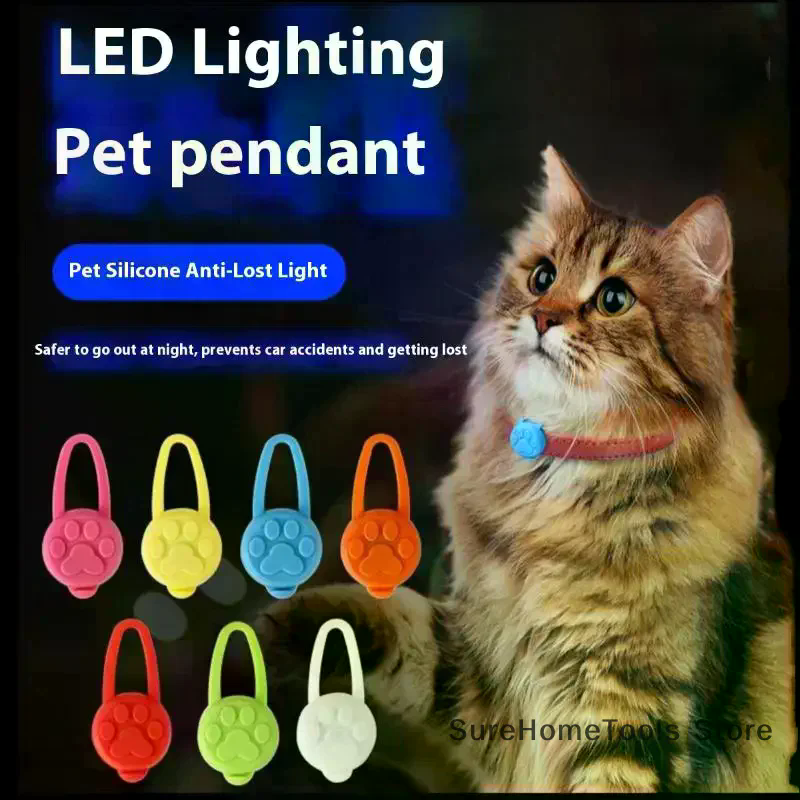Silicone Pet Cat Dog Night LED - Tech Dog Accessories บทวิจารณ์และราคา
