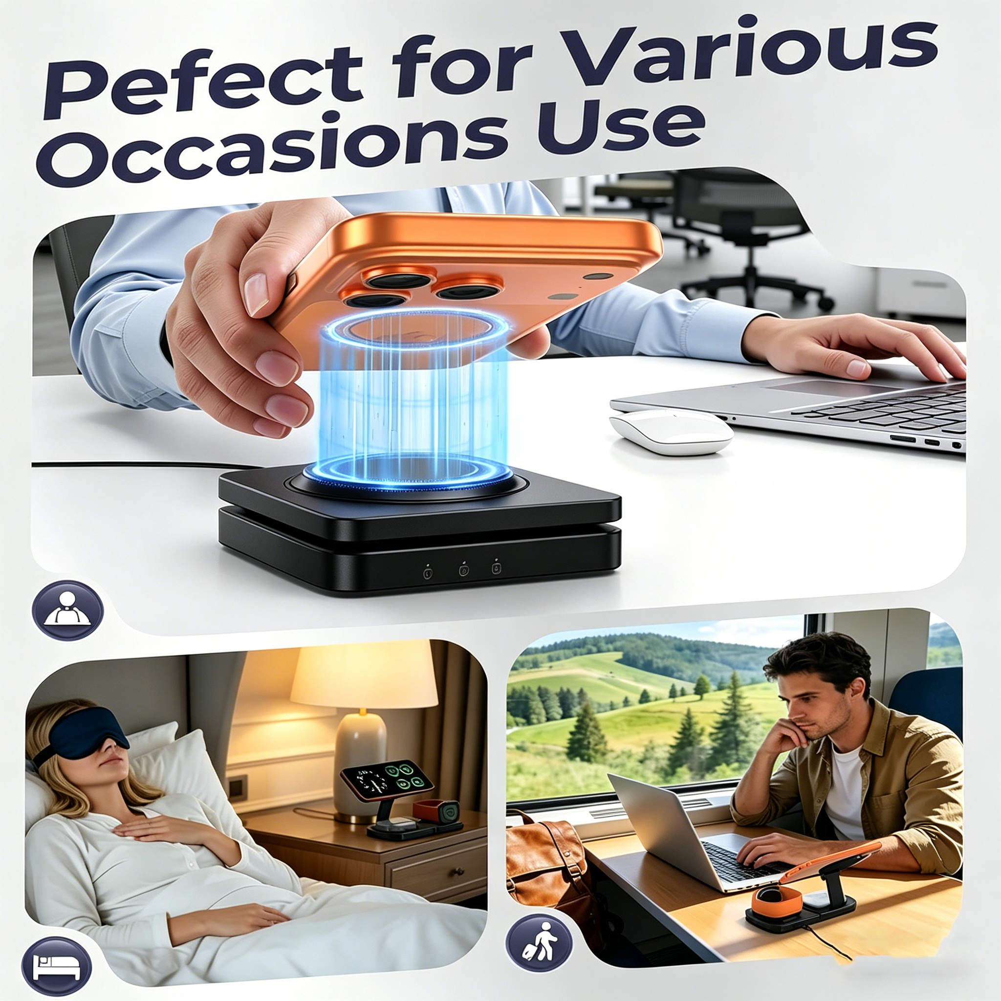 TIMESS Fast Magnetic 3 in 1 Wi - Wireless Charger 3 In 1 บทวิจารณ์และราคา