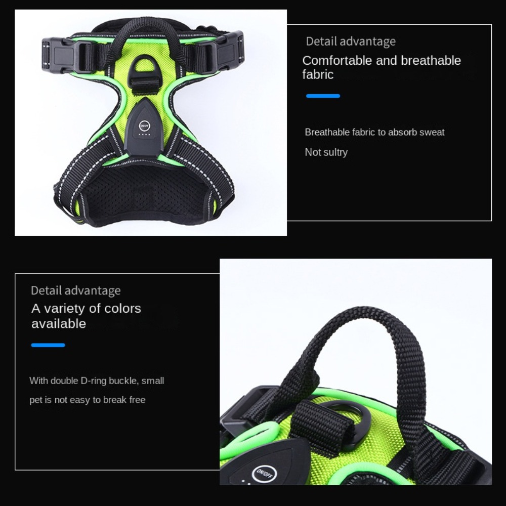 Light Up LED Dog Harness Recha - Tech Dog Accessories บทวิจารณ์และราคา