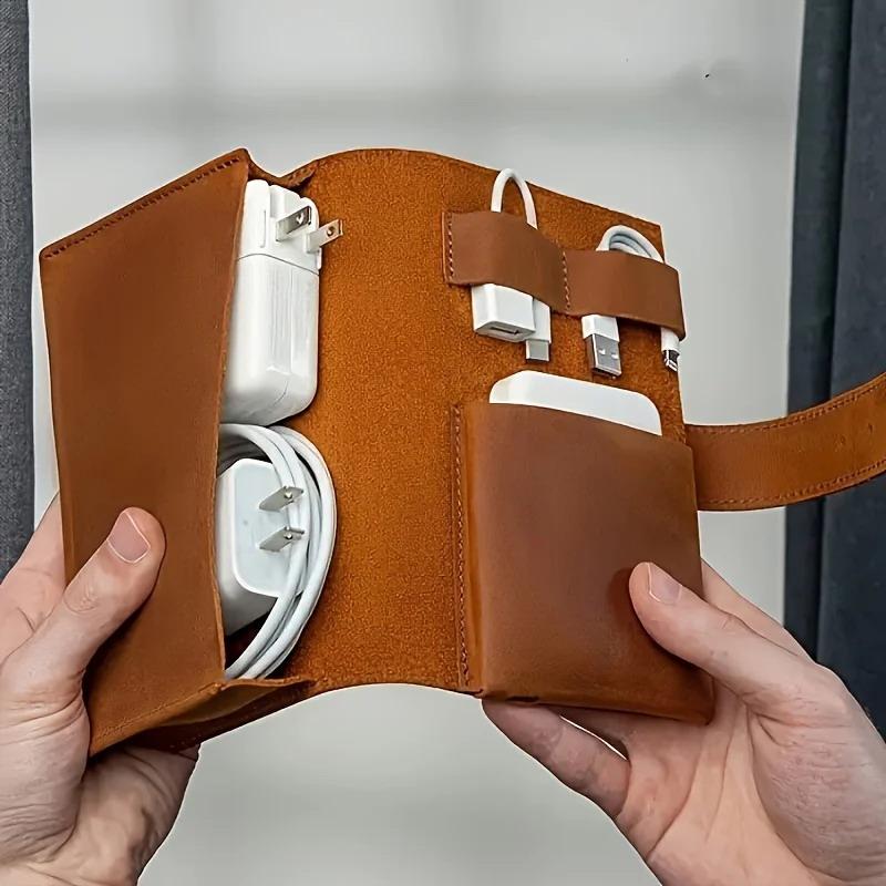 1pc PU Leather Multi-Compartme - Tech Woven Accessories บทวิจารณ์และราคา