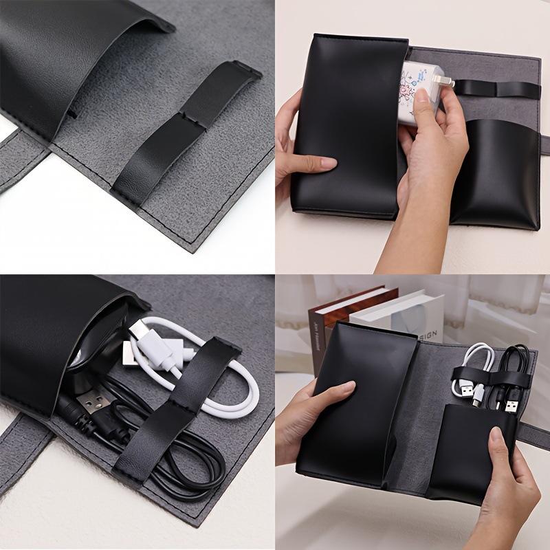1pc PU Leather Multi-Compartme - Tech Woven Accessories บทวิจารณ์และราคา