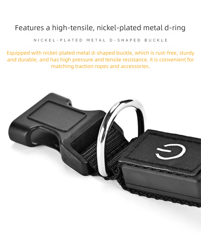 LED Dog Collar USB Rechargeabl - Tech Dog Accessories บทวิจารณ์และราคา