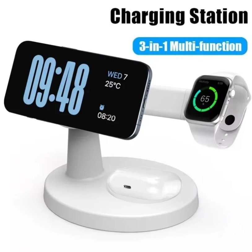 Wireless 3 In 1 Magnetic Charg - Wireless Charger 3 In 1 บทวิจารณ์และราคา