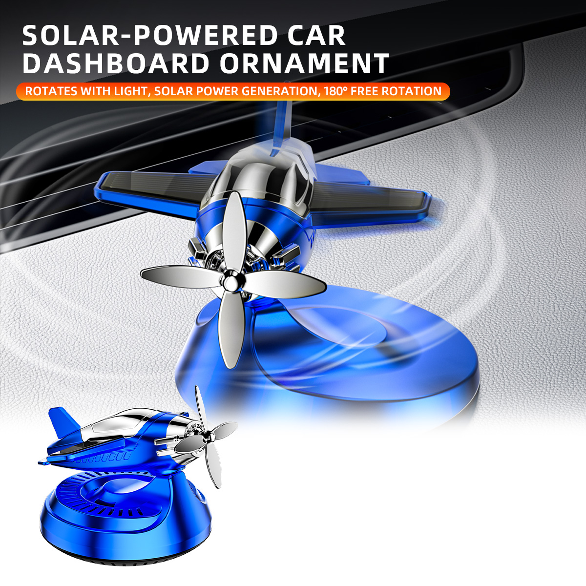 Solar Power Airplane Car inter - Tech Home Accessories บทวิจารณ์และราคา