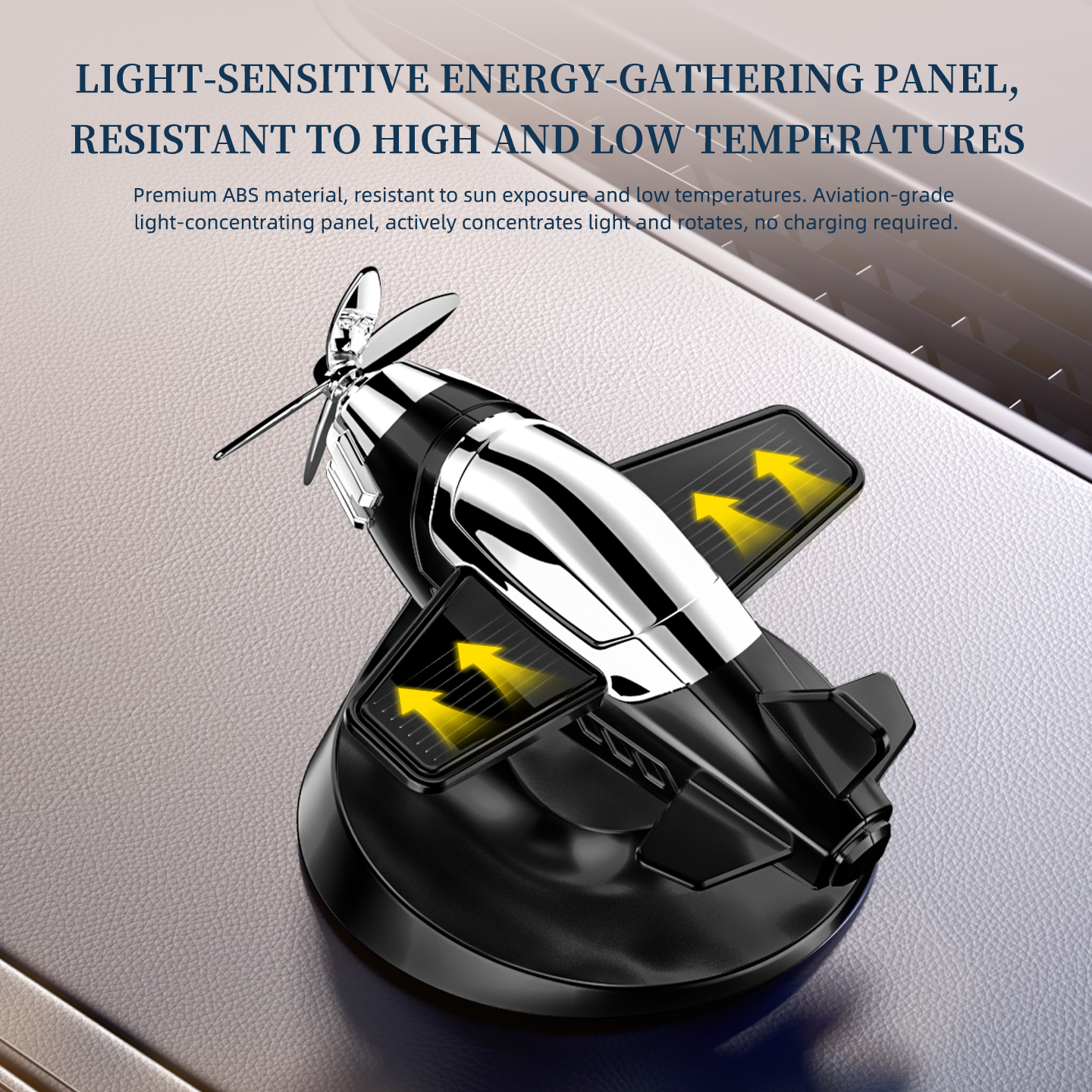 Solar Power Airplane Car inter - Tech Home Accessories บทวิจารณ์และราคา