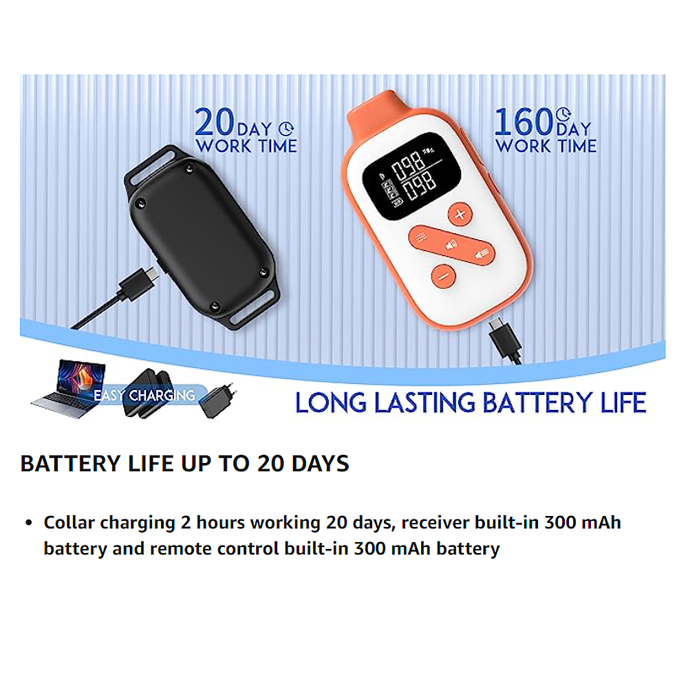 PaiPaitek 3300ft Dog Vibrating - Tech Dog Accessories บทวิจารณ์และราคา