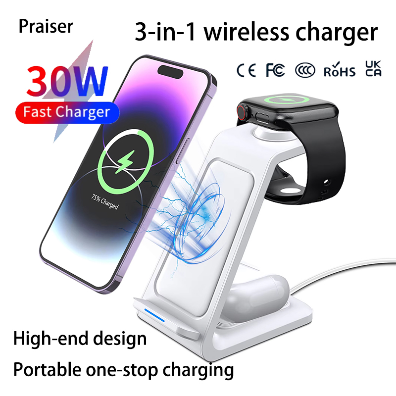 15W 3 in 1 Wireless Charger St - Wireless Charger 3 In 1 บทวิจารณ์และราคา