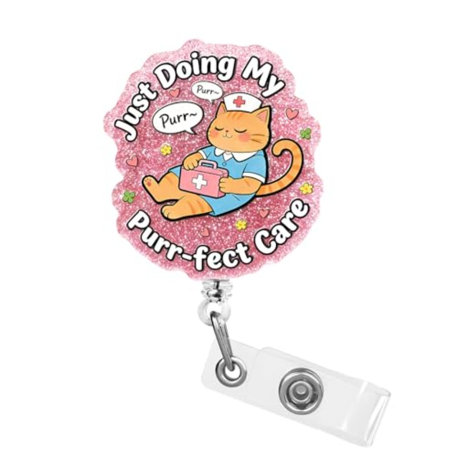 Nurse Badge Reel Retractable,  - Tech Accessories For Students บทวิจารณ์และราคา