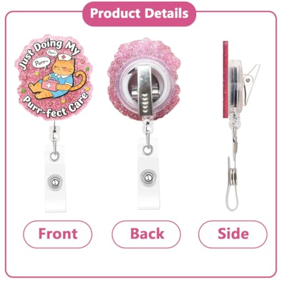 Nurse Badge Reel Retractable,  - Tech Accessories For Students บทวิจารณ์และราคา